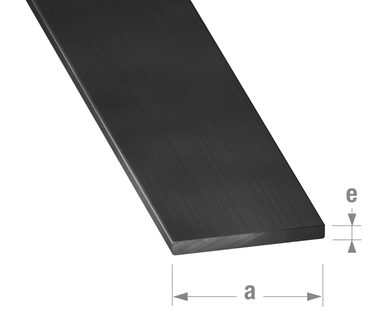 Alu Flachstange Aluminium 50 x 10 mm AlMgSi0,5 Profil Aluprofil Stange Flachmaterial 10 Stck. á 150 cm 15 m 