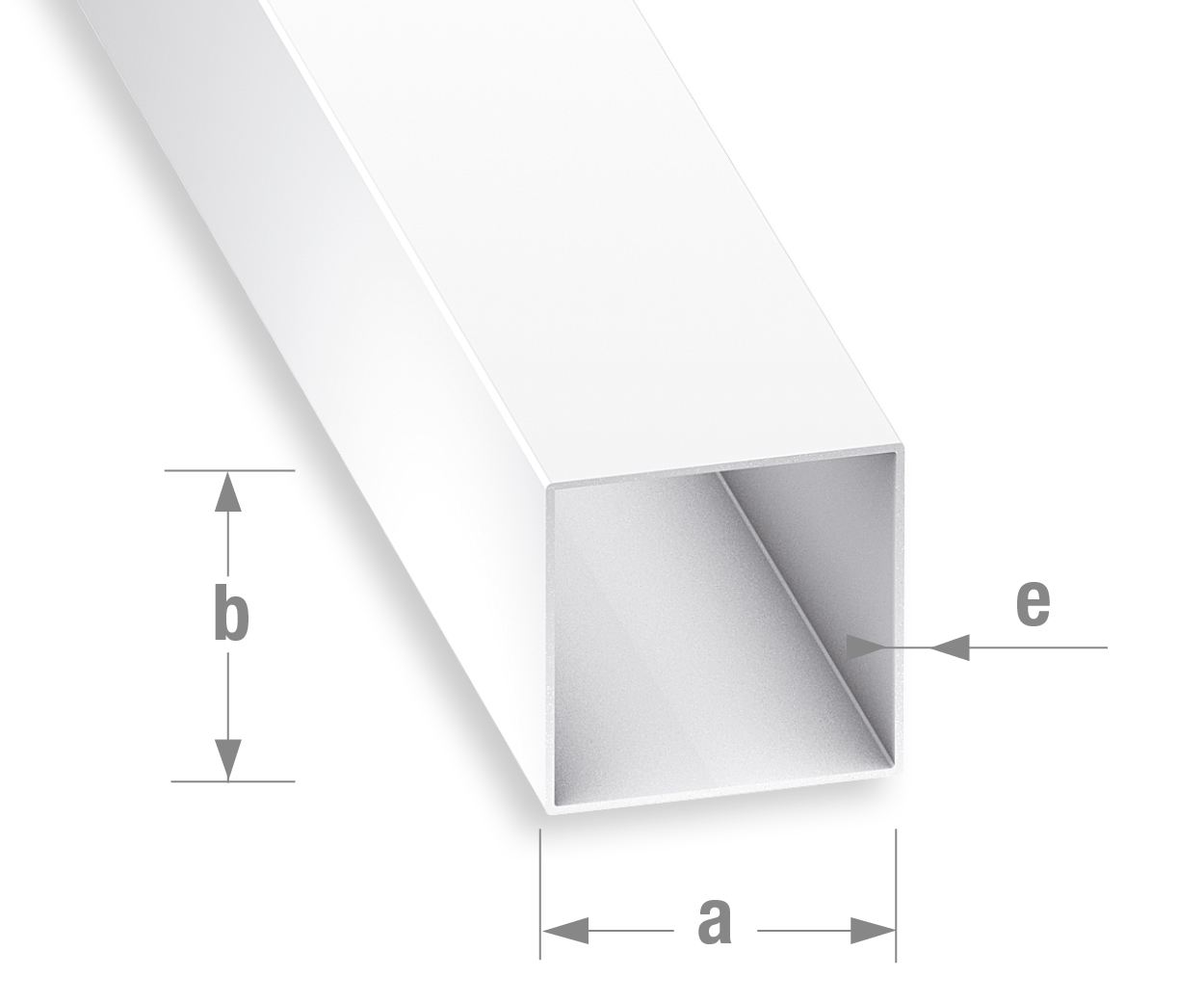 Tube carré plastique PVC - Technologie Services